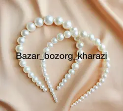 پک مروارید پلاستیکی شیری سایز بندی