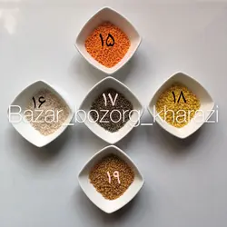 پک منجوق ریز 22 رنگ