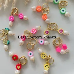 فیمو گل ده عددی رنگارنگ