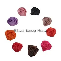 گل رز روبانی بزرگ 5 عددی