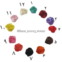 گل رز روبانی کوچک 5 عددی