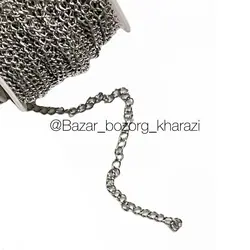 زنجیر رگلاژ استیل نیم متری