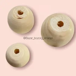 مهره چوبی گرد خودرنگ سایز بزرگ