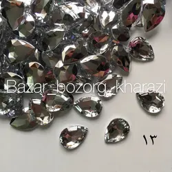 نگین اشک سایز 18 در 25 ده عددی