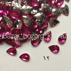 نگین اشک سایز 18 در 25 ده عددی