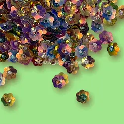 شکوفه پولکی متوسط هفت رنگ 5 گرمی