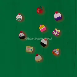 پک برش فیمو کاپ کیک 10عددی مخلوط