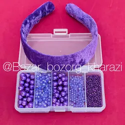 پک ساخت تل مخمل جواهر دوزی