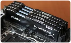 رم ۴گیگابایت کینگستون RAM Kingston HyperX Fury 4GB DDR4