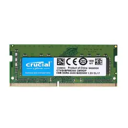 رم لپ تاپ ۴گیگابایت کروشیال RAM 4GB DDR4 Crucial