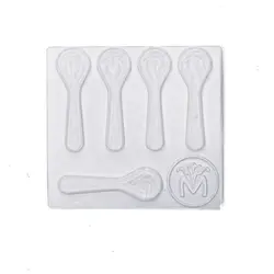 طلق شکلات طرح قاشق