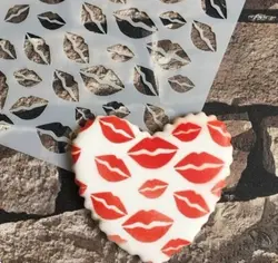 شابلون کوچک کوکی مدل لب