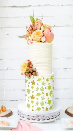 استنسیل برگ پاییزی