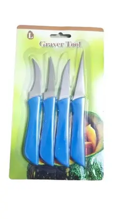 چاقو 4 عددی سفره آرایی رنگی