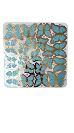 پروانه تزیینی آبی فیروزه ای غیر خوراکی