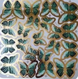 پروانه تزیینی سبز غیر خوراکی
