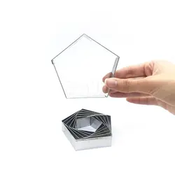 کاتر شیرینی 5 ضلعی  استیل 7 عددی