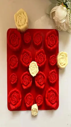 قالب سیلیکونی گل رز تخت میکس