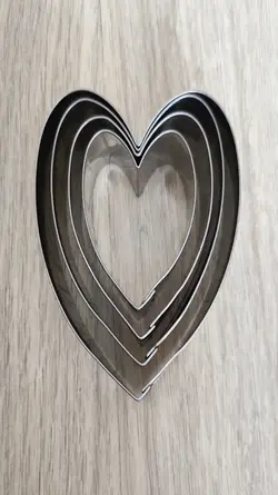 کاتر استیل چهار رقمه قلب