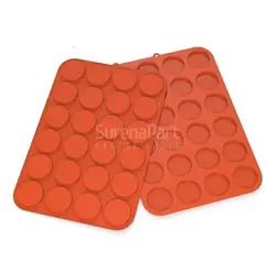 قالب سیلیکون سکه ای پولکی