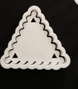 کاتر و مهر شیرینی طرح مثلث