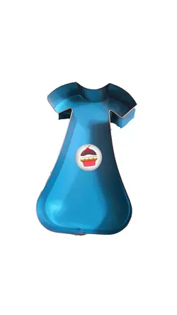 کاتر شیرینی پزی طرح لباس زنانه