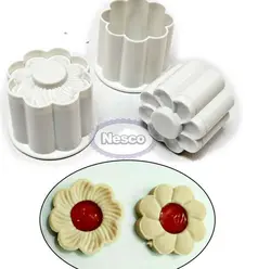 کاتر مربایی دوطرفه طرح گل