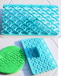 پانچ فوندانت طرح قلب