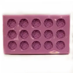 قالب سلیکونی رز ۱۵خانه