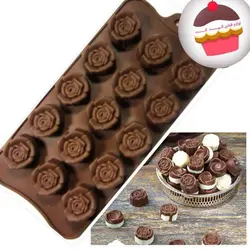 قالب شکلات گل رز خارجی