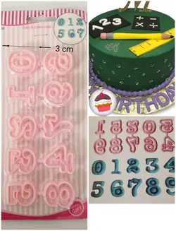 کاتر لاکی اعدادلاتین  ۱۰تیکه