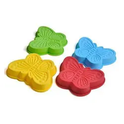 قالب سیلیکونی دسری یکنفره طرح پروانه