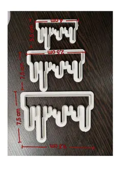 کاتر سه عددی شکلات مذاب