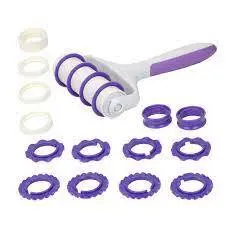 غلطک روبان بنفش مخصوص شیرینی و فوندانت