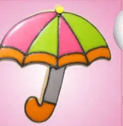 کاتر شیرینی پزی طرح چتر