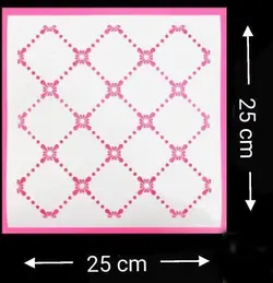 استنسیل بزرگ لوزی