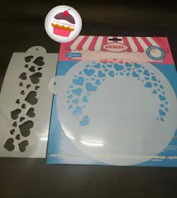 شابلون 2عدد خارجی طرح قلب