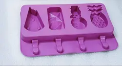 قالب بستنی 4 طرح آدم برفی و اناناس