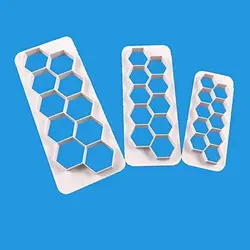 کاتر شش ضلعی ۳عددی