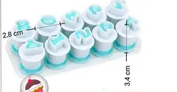 کاتر فشاری  اعداد لاتین متوسط