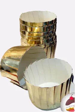 کاپ کیک کرکره ای طلایی