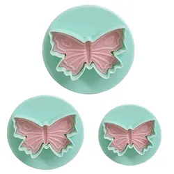 کاتر شیرینی پروانه ای فشاری سه عددی