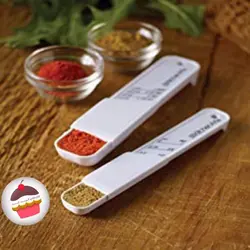 پیمانه قاشقی دو تایی مندرج