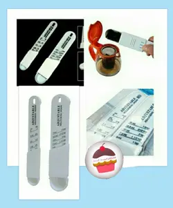 پیمانه قاشقی دو تایی مندرج