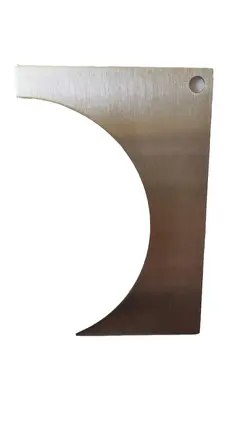 کاردک نیم گرد فلزی کیک