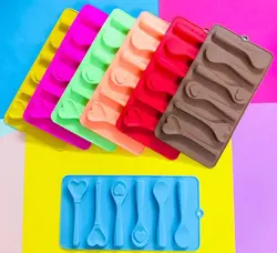 قالب سیلیکونی قاشق قلبی