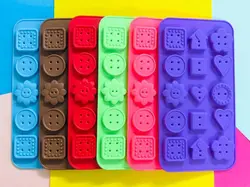 قالب شکلات دکمه