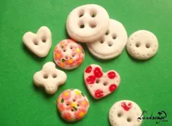 قالب شکلات دکمه