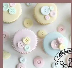 قالب شکلات دکمه