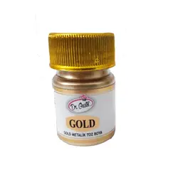 رنگ پودری طلایی 10 گرمی دکتر گوستو ترک